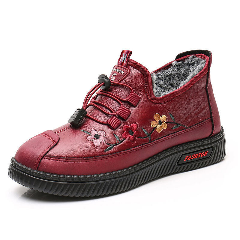 Fashion Warm Mother Shoes Non-slip Thickening