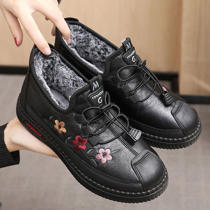 Fashion Warm Mother Shoes Non-slip Thickening